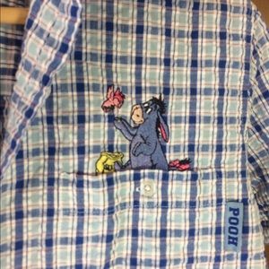 Disney "Pooh tag" Camp Shirt